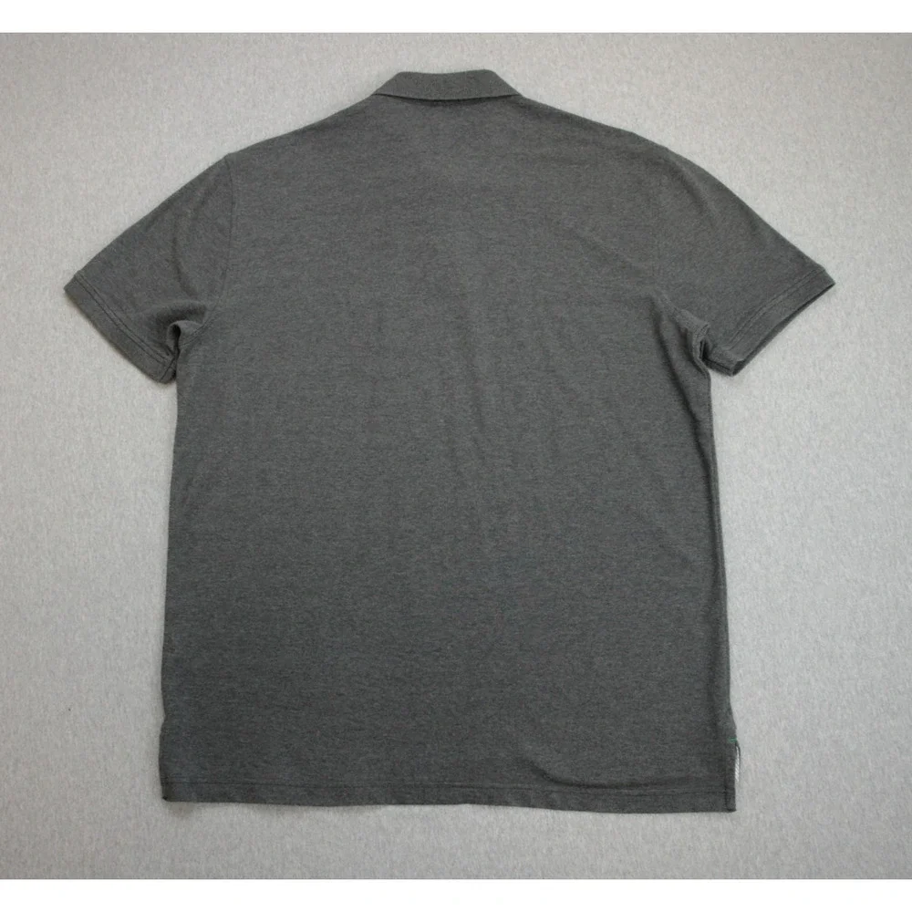 Tommy‎ Hilfiger Polo Mens XL Gray Regular Fit Stretch Cotton Blend